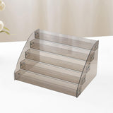 Maxbell Clear Display Stand Versatile Acrylic Riser for Dresser Collections Bathroom 5 Tier