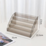 Maxbell Clear Display Stand Versatile Acrylic Riser for Dresser Collections Bathroom 5 Tier