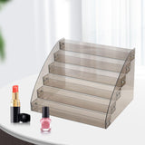 Maxbell Clear Display Stand Versatile Acrylic Riser for Dresser Collections Bathroom 6 Tier