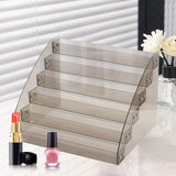 Maxbell Clear Display Stand Versatile Acrylic Riser for Dresser Collections Bathroom 6 Tier