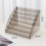 Maxbell Clear Display Stand Versatile Acrylic Riser for Dresser Collections Bathroom 7 Tier