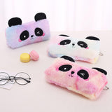 Maxbell Plush Pencil Case Novelty Lightweight Pencil Bag for Kids Children Rose