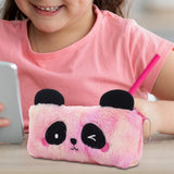 Maxbell Plush Pencil Case Novelty Lightweight Pencil Bag for Kids Children Rose