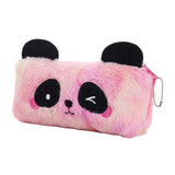 Maxbell Plush Pencil Case Novelty Lightweight Pencil Bag for Kids Children Rose