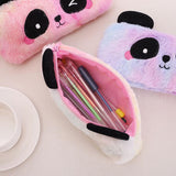 Maxbell Plush Pencil Case Novelty Lightweight Pencil Bag for Kids Children Rose