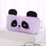 Maxbell Plush Pencil Case Novelty Lightweight Pencil Bag for Kids Children Purple