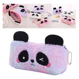 Maxbell Plush Pencil Case Novelty Lightweight Pencil Bag for Kids Children Purple