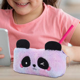 Maxbell Plush Pencil Case Novelty Lightweight Pencil Bag for Kids Children Purple