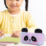 Maxbell Plush Pencil Case Novelty Lightweight Pencil Bag for Kids Children Purple