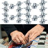 Maxbell 10x Clamp Type Cable Connectors Zinc Alloy Conduit Clamps for Electric Wires 0.5 inch