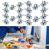 Maxbell 10x Clamp Type Cable Connectors Zinc Alloy Conduit Clamps for Electric Wires 0.5 inch