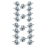 Maxbell 10x Clamp Type Cable Connectors Zinc Alloy Conduit Clamps for Electric Wires 0.5 inch