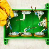 Maxbell 10x Clamp Type Cable Connectors Zinc Alloy Conduit Clamps for Electric Wires 0.5 inch