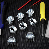 Maxbell 10x Clamp Type Cable Connectors Zinc Alloy Conduit Clamps for Electric Wires 0.5 inch