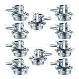 Maxbell 10x Clamp Type Cable Connectors Zinc Alloy Conduit Clamps for Electric Wires 0.5 inch