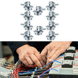 Maxbell 10x Clamp Type Cable Connectors Zinc Alloy Conduit Clamps for Electric Wires 0.5 inch