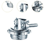 Maxbell 10x Clamp Type Cable Connectors Zinc Alloy Conduit Clamps for Electric Wires 0.5 inch