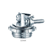 Maxbell 10x Clamp Type Cable Connectors Zinc Alloy Conduit Clamps for Electric Wires 0.5 inch