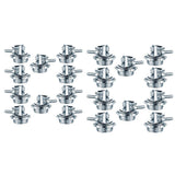 Maxbell 10x Clamp Type Cable Connectors Zinc Alloy Conduit Clamps for Electric Wires 0.5 inch