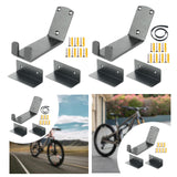 Maxbell Bike Wall Mount Pedal Hook Steel Bike Pedal Hanger for Road Bicycles E-bikes