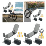 Maxbell Bike Wall Mount Pedal Hook Steel Bike Pedal Hanger for Road Bicycles E-bikes