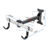 Maxbell Bike Holder Wall Mount Bicycle Hanger Saving Space for Garage or Home
