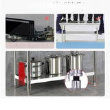 Maxbell Stainless Steel Table for Prep & Work Commercial Kitchen Table for Warehouse 120cmx40cmx80cm