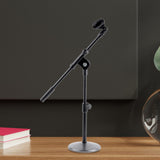 Maxbell Microphone Boom Stand Height Adjustable Audio Mic Holder Stand with Mic Clip