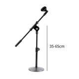 Maxbell Microphone Boom Stand Height Adjustable Audio Mic Holder Stand with Mic Clip