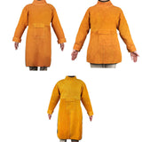 Maxbell Welding Apron with Sleeve Weld Coat with Neck Cover Men Women Welding Jacket