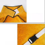 Maxbell Welding Apron with Sleeve Weld Coat with Neck Cover Men Women Welding Jacket