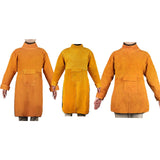 Maxbell Welding Apron with Sleeve Weld Coat with Neck Cover Men Women Welding Jacket