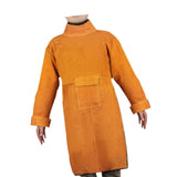Maxbell Welding Apron with Sleeve Weld Coat with Neck Cover Men Women Welding Jacket
