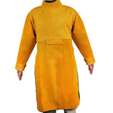 Maxbell Welding Apron with Sleeve Weld Coat with Neck Cover Men Women Welding Jacket