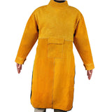 Maxbell Welding Apron with Sleeve Weld Coat with Neck Cover Men Women Welding Jacket