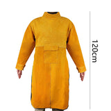 Maxbell Welding Apron with Sleeve Weld Coat with Neck Cover Men Women Welding Jacket