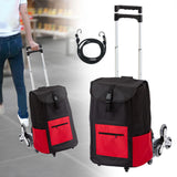 Maxbell Stair Climbing Hand Cart Folding Hand Cart for Home Moving Outdoor Daily Use Hand Cart with Bag