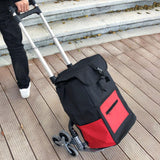 Maxbell Stair Climbing Hand Cart Folding Hand Cart for Home Moving Outdoor Daily Use Hand Cart with Bag