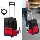 Maxbell Stair Climbing Hand Cart Folding Hand Cart for Home Moving Outdoor Daily Use Hand Cart with Bag