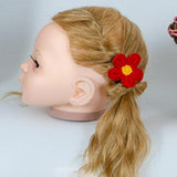 Maxbell Baby Mannequin Head Easy to Use with Human Hair for Hairpin Dyeing Hairstyle Gold