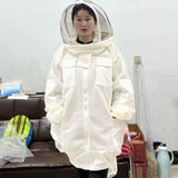 Maxbell Beekeeper Suit Farm Smock Suit Ventilated Equipment Comfortable Adult Outfit XXL