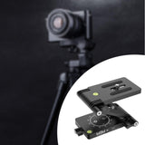 Maxbell Folding Z Shape Tilt Head Load Bearing 4kg Portable Black Quick Release Plate