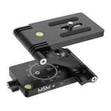 Maxbell Folding Z Shape Tilt Head Load Bearing 4kg Portable Black Quick Release Plate