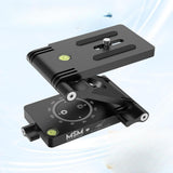 Maxbell Folding Z Shape Tilt Head Load Bearing 4kg Portable Black Quick Release Plate