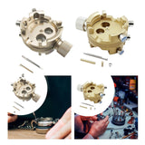 Maxbell Watch Movement Holder Watch Movement Support Base Watch Repair Tool for 4130 Silver