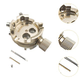 Maxbell Watch Movement Holder Watch Movement Support Base Watch Repair Tool for 4130 Silver