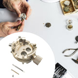 Maxbell Watch Movement Holder Watch Movement Support Base Watch Repair Tool for 4130 Silver
