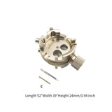 Maxbell Watch Movement Holder Watch Movement Support Base Watch Repair Tool for 4130 Silver