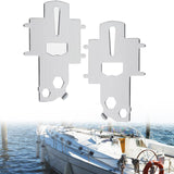 Maxbell 2Pc Marine Deck Plate Keys Boat Gas Cap Keys Fill Plate Keys Yacht Fuel Keys