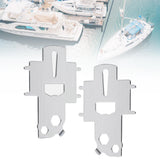 Maxbell 2Pc Marine Deck Plate Keys Boat Gas Cap Keys Fill Plate Keys Yacht Fuel Keys